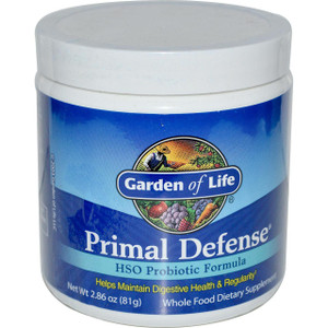 Garden of Life, Primal Defense, Powder, HSO Probiotic Formula, 2.86 (81 g)