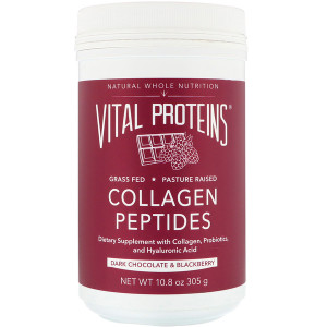 Vital Proteins, Collagen Peptides, Dark Chocolate & Blackberry, 10.8 oz (305 g)