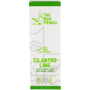 The New Primal, Free-Range Turkey Sticks, Cilantro Lime, 20 Sticks, 1 oz Each
