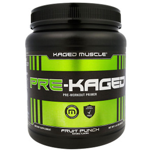 Kaged Muscle, Pre-Kaged, Pre-Workout Primer, Fruit Punch, 1.41 lbs (640 g)