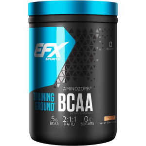 EFX Sports, Training Ground, BCAA, Strawberry-Peach, 17.64 oz (500 g)