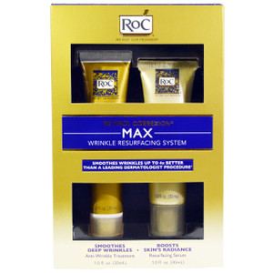 RoC, Retinol Correxion, Max Wrinkle Resurfacing System, 2 Product Kit, 1.0 fl oz (30 ml) Each