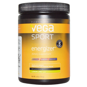 Vega, Sport, Energizer, Sugar-Free, Lemon Lime Flavor, 4.8 oz (136 g)