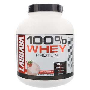 Labrada Nutrition, 100% Whey Protein, Strawberry, 4.13 lbs (1875 g)