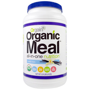 Orgain, Organic Meal, All-In-One Nutrition, Vanilla Bean, 2.01 lbs (912 g) (Discontinued Item)