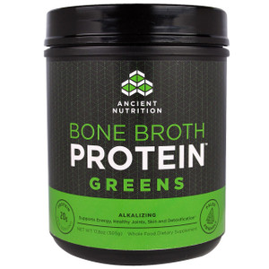 Dr. Axe, Ancient Nutrition, Bone Broth Protein Greens, 17.8 oz (505 g)