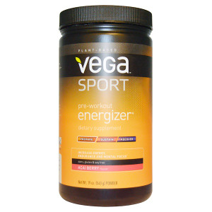 Vega, Sport Pre-Workout Energizer, Acai Berry Flavor, 19 oz (540 g)