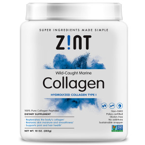 Zint, Wild-Caught Marine Collagen, Hydrolyzed Collagen Type I, 10 oz (283 g)