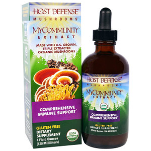 Fungi Perfecti Host Defense Mushrooms MyCommunity Extract -- 4 fl oz