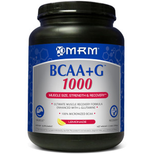 MRM, BCAA+G 1000, Lemonade, 2.2 lbs (1000 g)