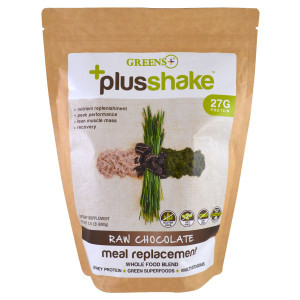 Greens Plus Meal Replacement PlusShake Raw Chocolate -- 1.5 lbs