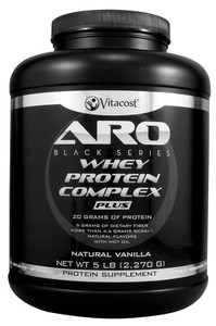 ARO-Vitaco Black Series Whey Protein Complex PLUS Natural Vanilla -- 5 lb (2270 g)