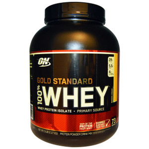 Optimum Nutrition, Gold Standard, 100% Whey, Banana Cream, 5 lbs (2.27 kg)