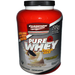 Champion Nutrition, Pure Whey Protein Stack, Cookies & Cream, 5 lbs (2.27 kg)