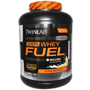 Twinlab Sports 100% Whey Fuel Vanilla Rush - 5 lbs