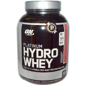 Optimum Nutrition, Platinum Hydro Whey, Supercharged Strawberry, 3.5 lbs (1,59