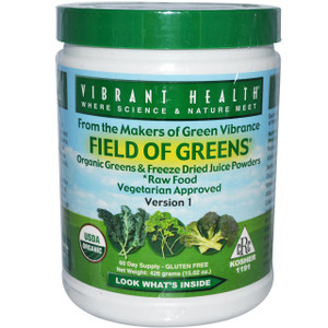 Vibrant Health, Field of Greens, Version 1, 15.02 oz (426 g)