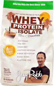 Jay Robb Whey Protein Isolate Chocolate -- 80 oz