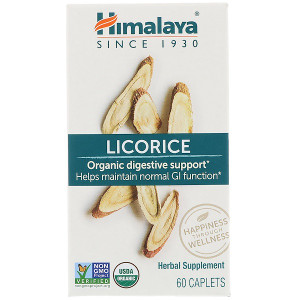Himalaya, Licorice, Organic Digestive Support, 60 Caplets