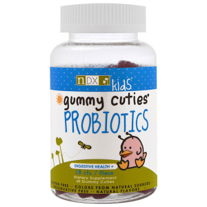 Natural Dynamix (NDX), Kids, Gummy Cuties, Probiotics, 60 Gummy Cuties