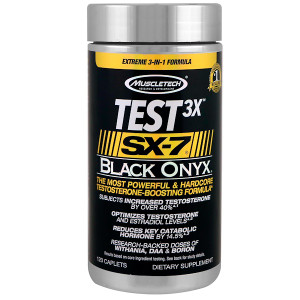 Muscletech, Test 3X, SX-7, Black Onyx, 120 Caplets