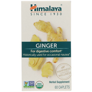 Himalaya, Ginger, 60 Caplets (Discontinued Item)