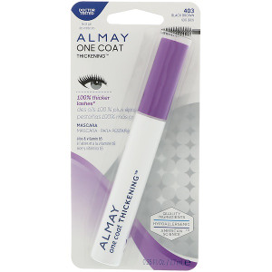 Almay, One Coat Thickening Mascara, 403, Black Brown, 0.26 fl oz (7.7 ml)