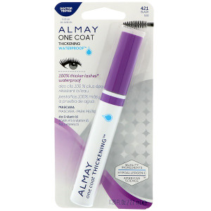 Almay, One Coat Thickening Waterproof Mascara, 421, Black, 0.26 fl oz (7.7 ml)