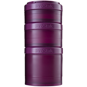 Blender Bottle, BlenderBottle, ProStak, Expansion Pak, Plum, 4 Pieces