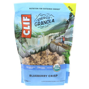 3 PACK of Clif Organic Energy Granola Gluten Free Blueberry Crisp -- 10 oz