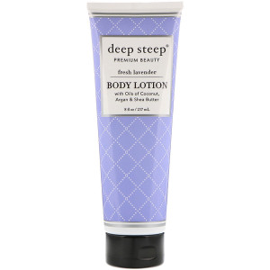 Deep Steep, Body Lotion, Fresh Lavender, 8 fl oz (237 ml)