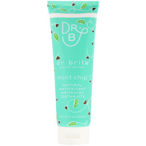 3 PACK of Dr. Brite Kids Natural Antioxidant Whitening Toothpaste Mint Chip -- 5 oz