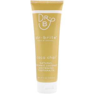 Dr. Brite, Natural Organic Coconut Whitening Toothpaste, Coco Chai, 5 oz (142 g)