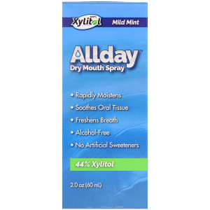 Epic Dental, Allday Dry Mouth Spray, Mild Mint, 2.0 oz (60 ml)