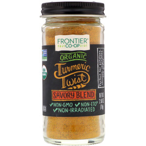 3 PACK of Frontier Natural Products, Organic Turmeric Twist, Savory Blend, 2.50 oz (70 g)