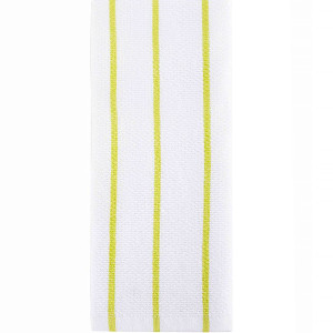 Full Circle, Hue, Modern Kitchen Towels, Lime Stripes, 1 Towel, 15" x 25"