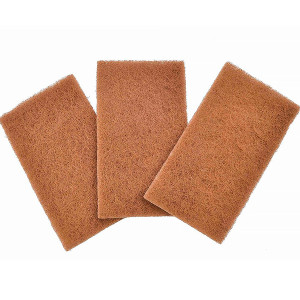 3 PACK of Full Circle, Neat Nut, Walnut Shell Scour Pads, 3 Pack