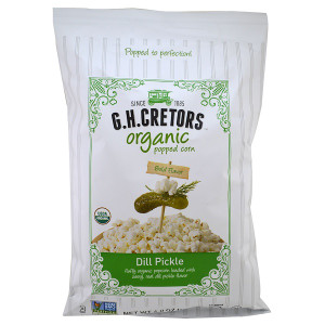 G.H. Cretors, Organic Popped Corn, Dill Pickle, 4.0 oz (113 g)