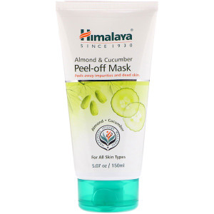 3 PACK of Himalaya, Peel-off Mask, For All Skin Types, Almond & Cucumber, 5.07 fl oz (150 ml)