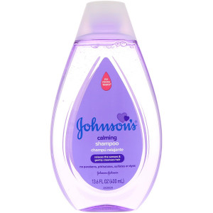 3 PACK of Johnson & Johnson, Calming Shampoo, 13.6 fl oz (400 ml)