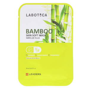 Leaders, Labotica, Bamboo Skin Soft Mask, 1 Mask, 20 ml
