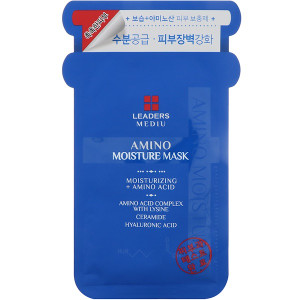 3 PACK of Leaders, Mediu, Amino Moisture Mask, 1 Mask, 25 ml