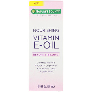 Natures Bounty, Optimal Solutions, Nourishing Vitamin E Oil, 2.5 fl oz (75 ml)
