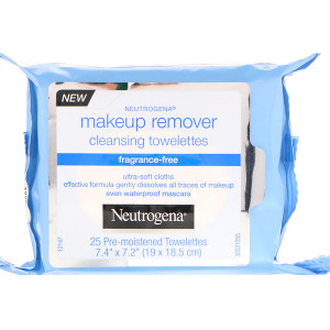 Neutrogena, Makeup Remover Cleansing Towelettes, Fragrance-Free, 25 Pre-Moistened Towelettes