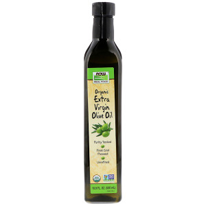 Now Foods, Real Food, Organic Extra Virgin Olive Oil, 16.9 fl oz (500 ml)