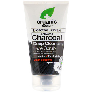 Organic Doc, Activated Charcoal Deep Cleansing Face Scrub, 4.2 fl oz (125 ml)