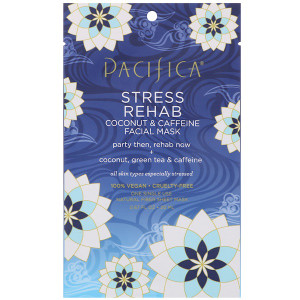 3 PACK of Pacifica Facial Sheet Mask Stress Rehab Coconut & Caffeine -- 0.67 fl oz
