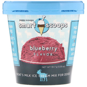 Puppy Cake, Goats Milk Ice Cream Mix For Dogs, Blueberry Flavor, 5.35 oz (151.7 g)