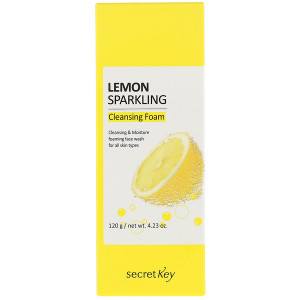 Secret Key, Lemon Sparkling Cleansing Foam, 4.23 oz (120 g)