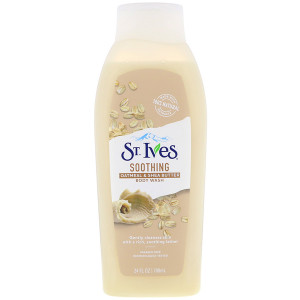 St. Ives, Soothing Body Wash, Oatmeal & Shea Butter, 24 fl oz (709 ml)